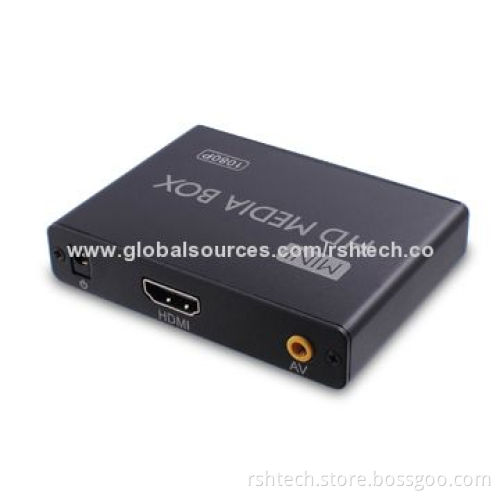 HD Media Player with 50 to 60Hz Frequency, 100 to 240V AC Power Voltage, Measures 80 x 56 x 15mm